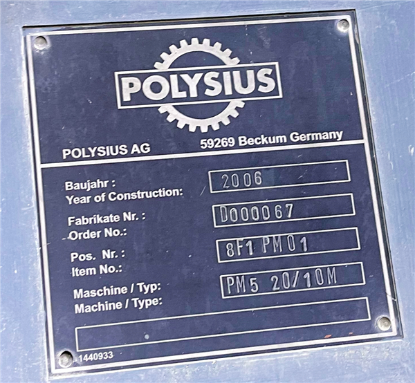 Polysius Ag Type Pm5 20/10m Hpgr)